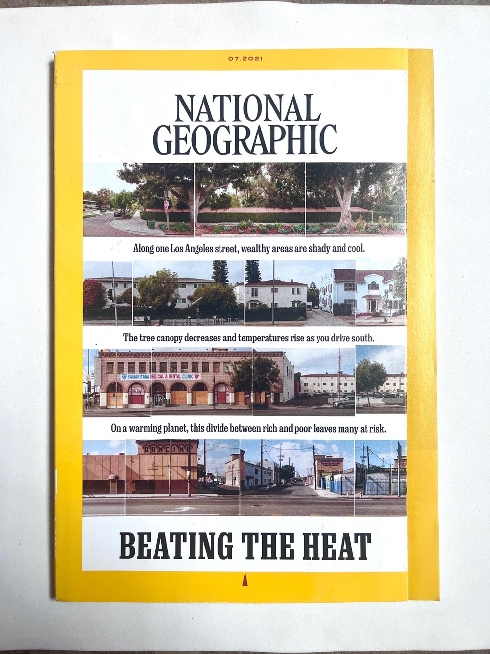 National Geographic July 2021  "Beating the Heat"  Tri-Fold Cover Vol 240 No 1